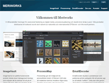 Tablet Screenshot of meriworks.se